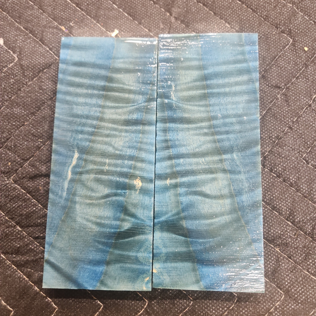 Stabilized cottonwood knife scale