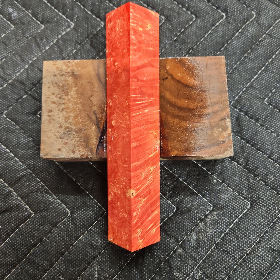 Stabilized Box Elder Burl Pen Blank