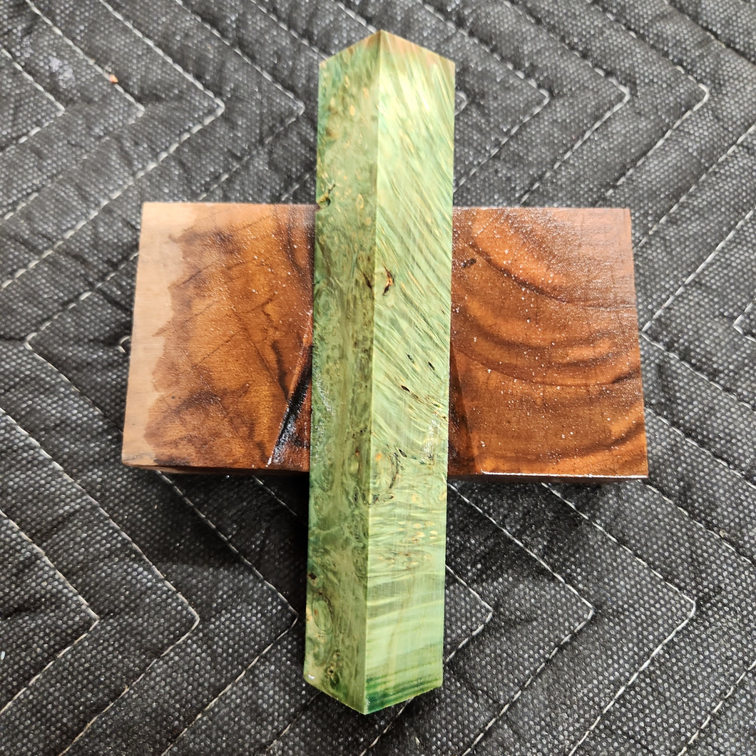 Stabilized Box Elder Burl Pen Blank
