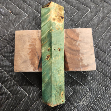 Stabilized box elder burl pen blank