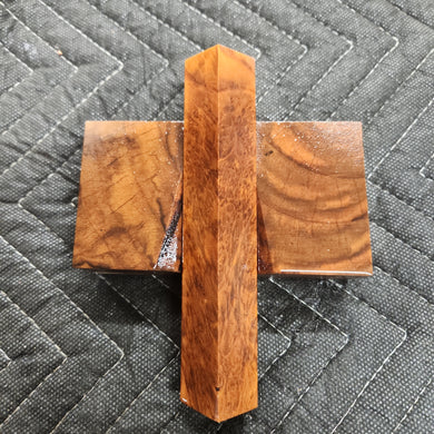 Stabilized box elder burl pen blank