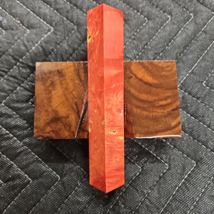 Stabilized box elder burl pen blank