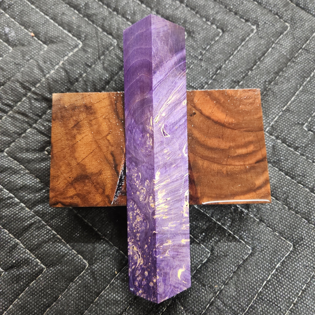 Stabilized Box Elder Burl Pen Blank