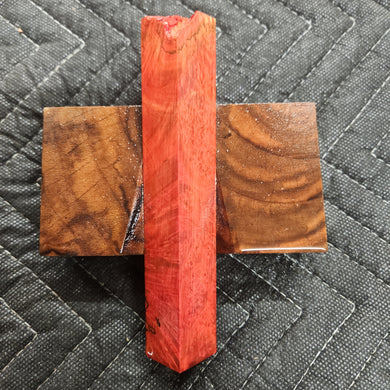 Stabilized box elder burl pen blank