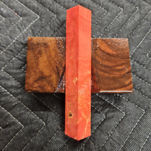 Stabilized box elder burl pen blank