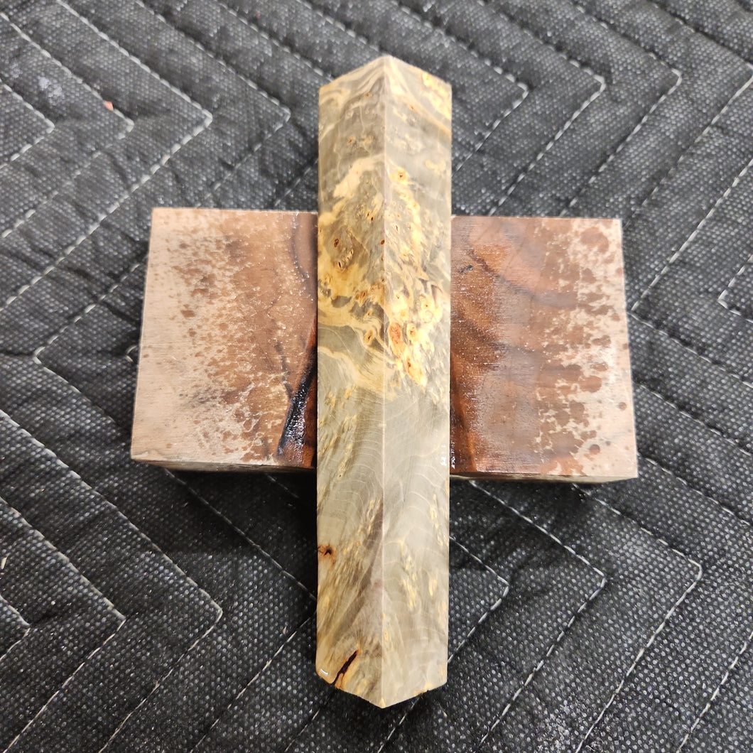 Stabilized Box Elder Burl Pen Blank