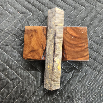 Stabilized box elder burl pen blank