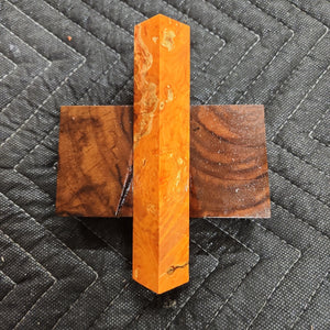 Stabilized box elder burl pen blank