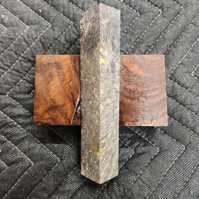 Stabilized box elder burl pen blank