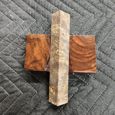 Stabilized box elder burl pen blank