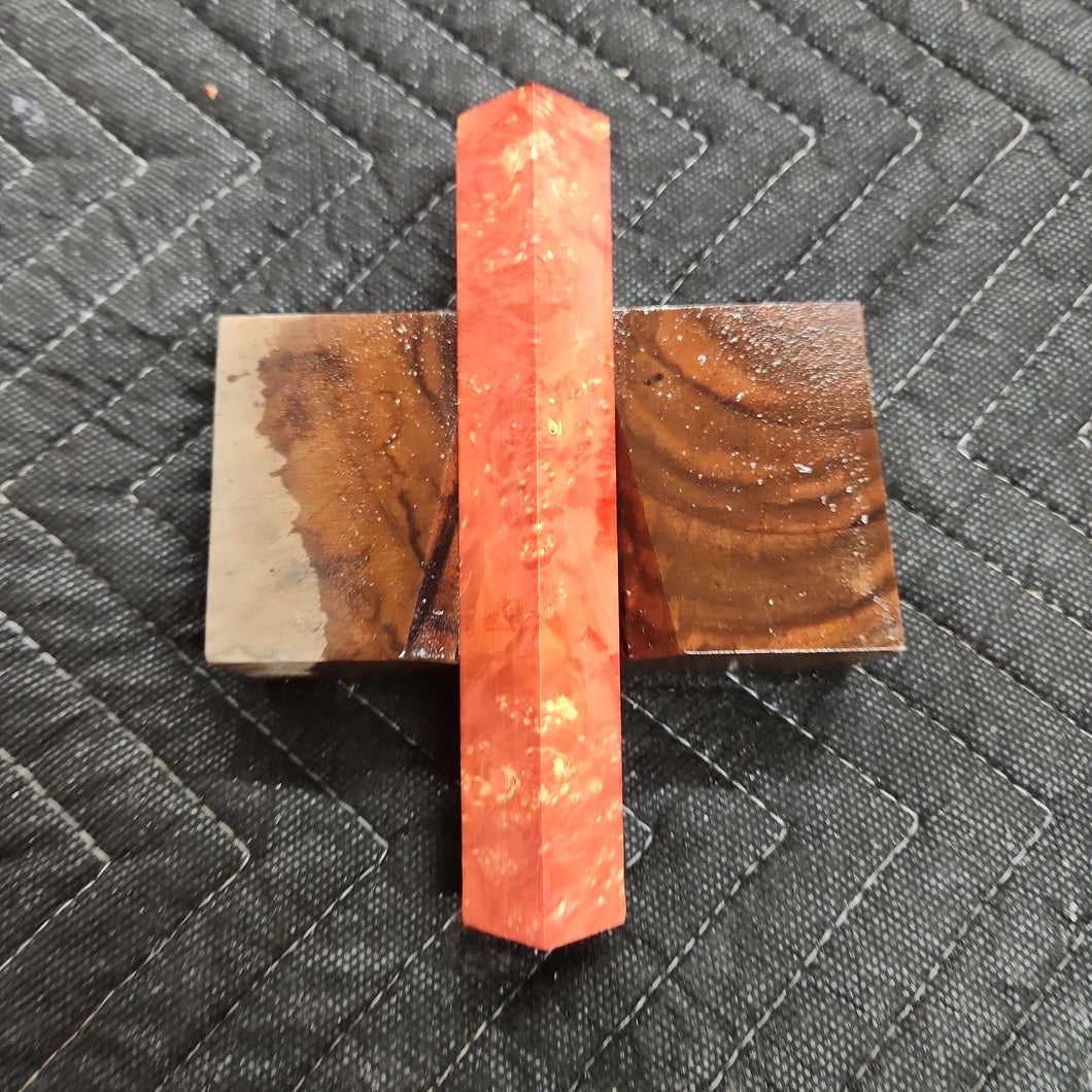 Stabilized Box Elder Burl Pen Blank