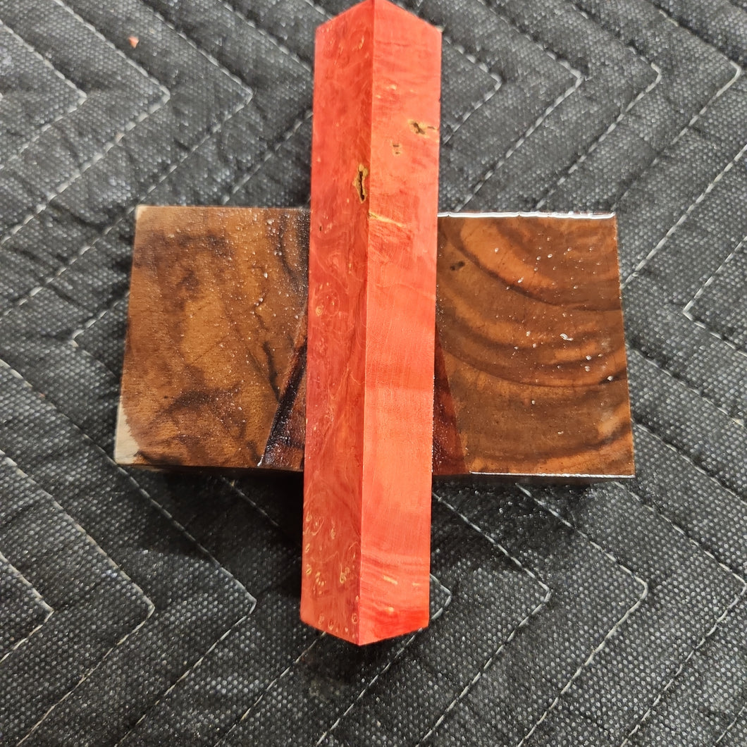 Stabilized Box Elder Burl Pen Blank