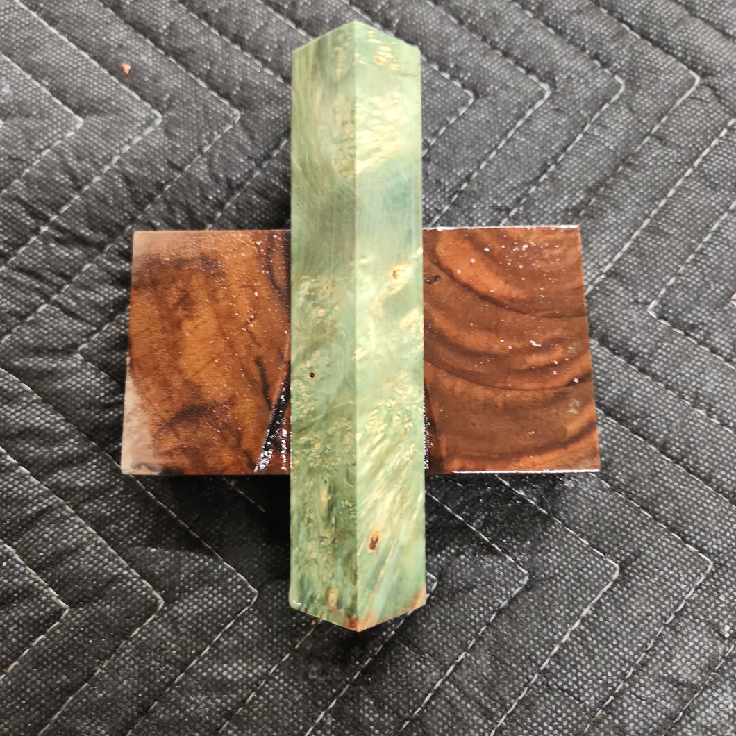 Stabilized Box Elder Burl Pen Blank