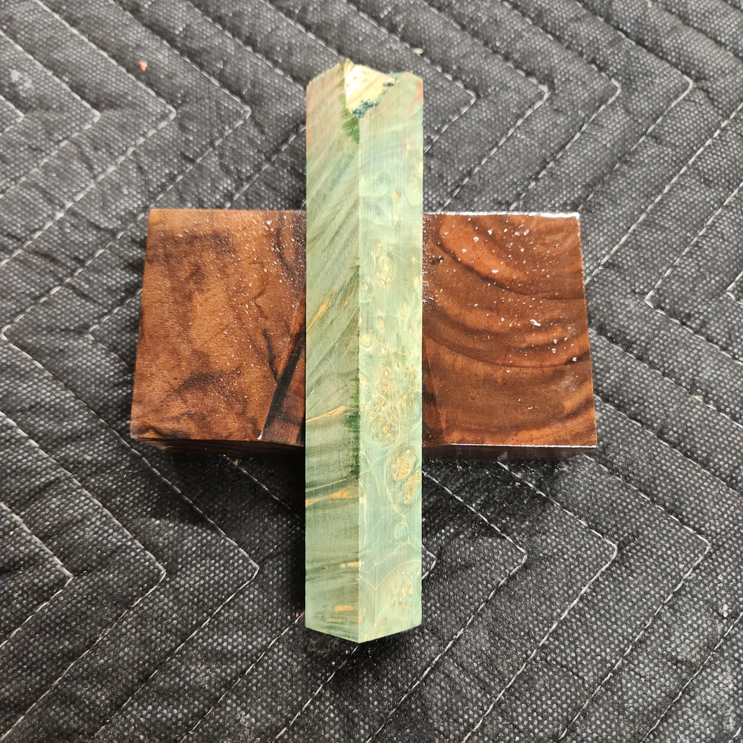 Stabilized Box Elder Burl Pen Blank