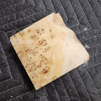 Casting yellow cedar burl