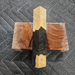 Pen Blank Hybrid Box Elder Burl