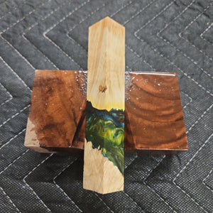 Pen Blank Hybrid Box Elder Burl