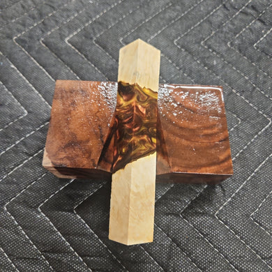 Pen Blank Hybrid Box Elder Burl