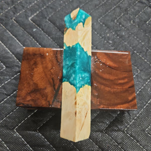 Pen Blank Hybrid Box Elder Burl