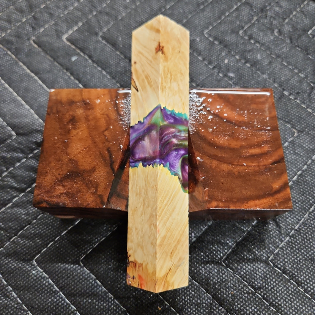 Pen Blank Hybrid Box Elder Burl