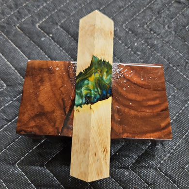 Pen Blank Hybrid Box Elder Burl