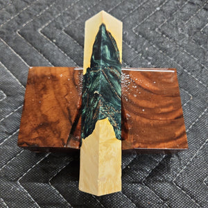Pen Blank Hybrid Box Elder Burl