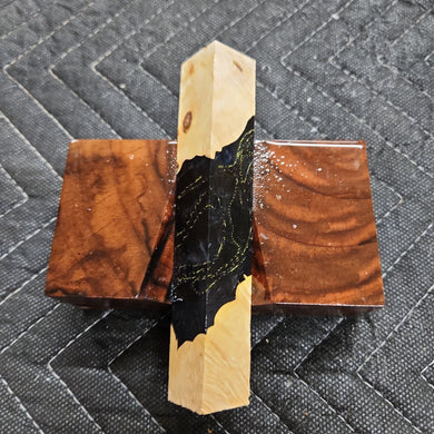 Pen Blank Hybrid Box Elder Burl²