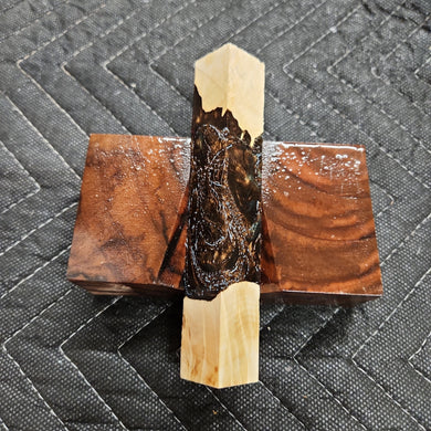 Pen Blank Hybrid Box Elder Burl