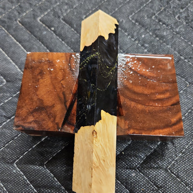 Pen Blank Hybrid Box Elder Burl