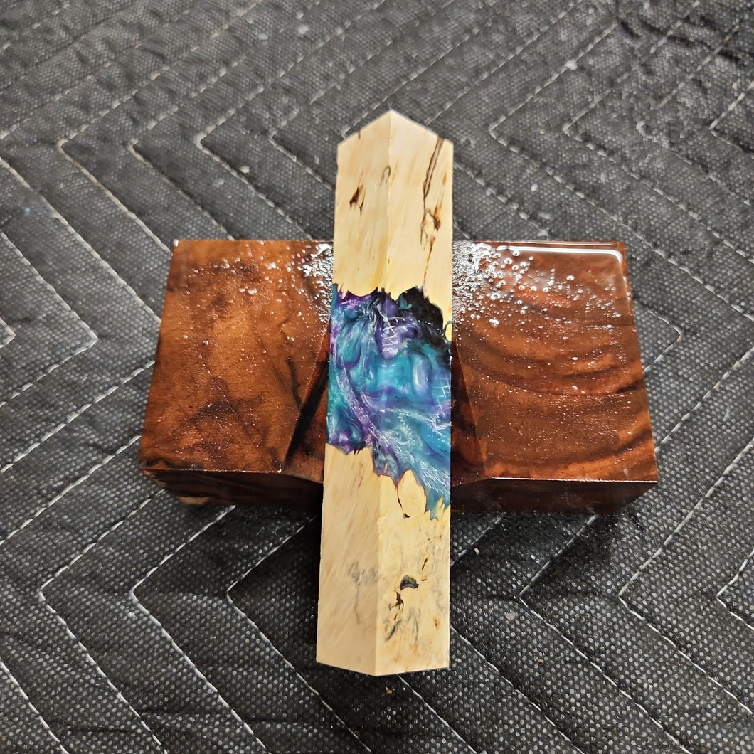 Pen Blank Hybrid Box Elder Burl