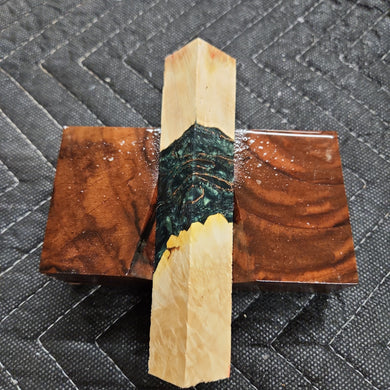Pen Blank Hybrid Box Elder Burl