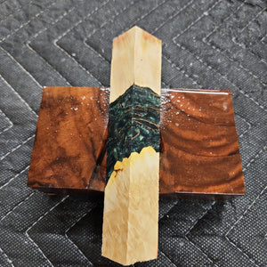 Pen Blank Hybrid Box Elder Burl