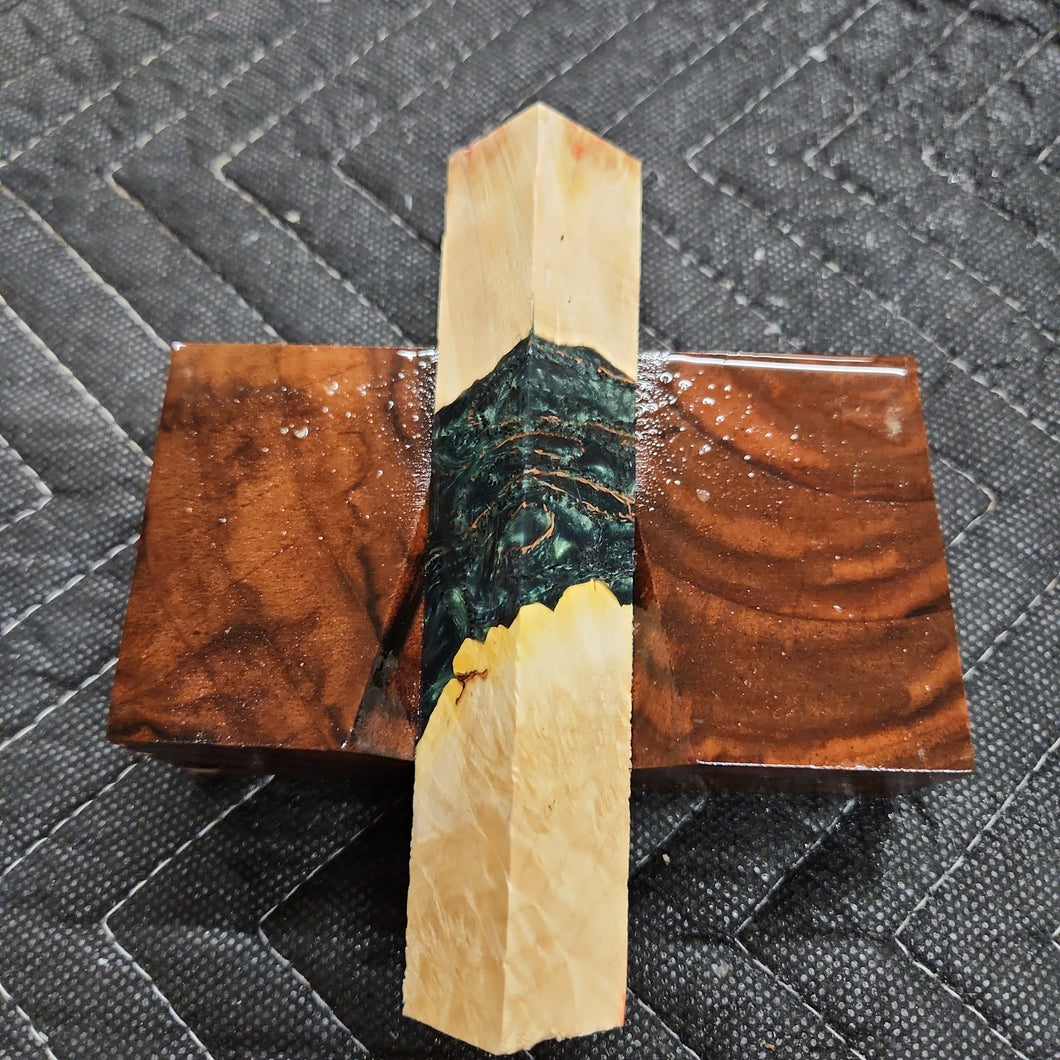 Pen Blank Hybrid Box Elder Burl