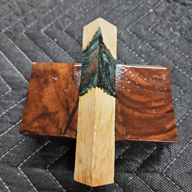 Pen Blank Hybrid Box Elder Burl