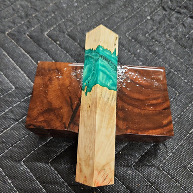 Pen Blank Hybrid Box Elder Burl
