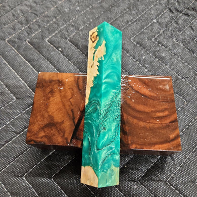 Pen Blank Hybrid Box Elder Burl