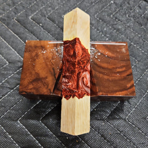 Pen Blank Hybrid Box Elder Burl