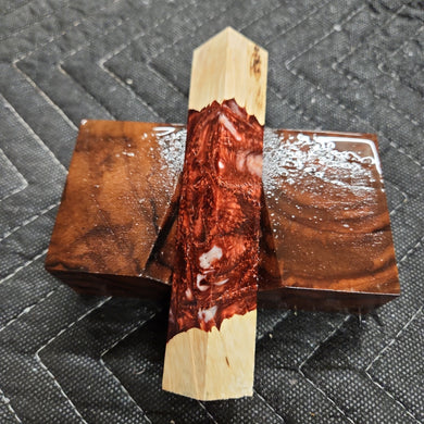 Pen Blank Hybrid Box Elder Burl