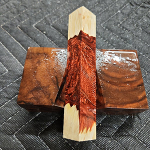 Pen Blank Hybrid Box Elder Burl