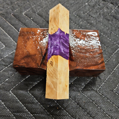 Pen Blank Hybrid Box Elder Burl