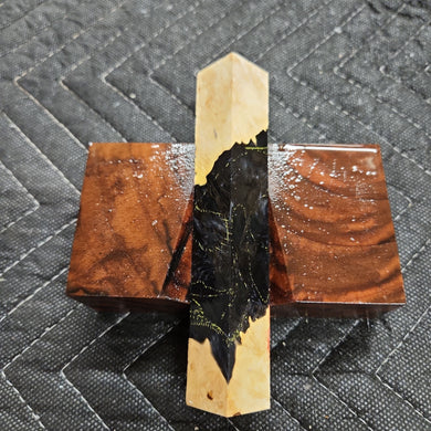 Pen Blank Hybrid Box Elder Burl