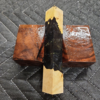 Pen Blank Hybrid Box Elder Burl¹