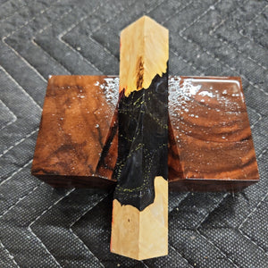 Pen Blank Hybrid Box Elder Burl¹