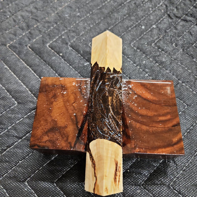 Pen Blank Hybrid Box Elder Burl¹