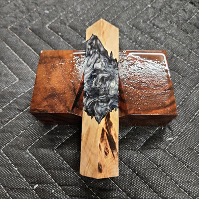 Pen Blank Hybrid Box Elder Burl