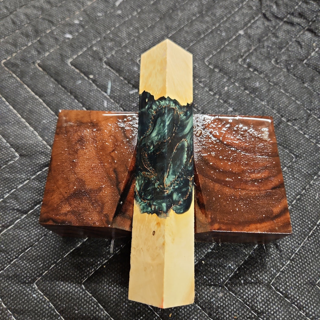 Pen Blank Hybrid Box Elder Burl