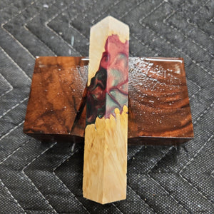 Pen Blank Hybrid Box Elder Burl