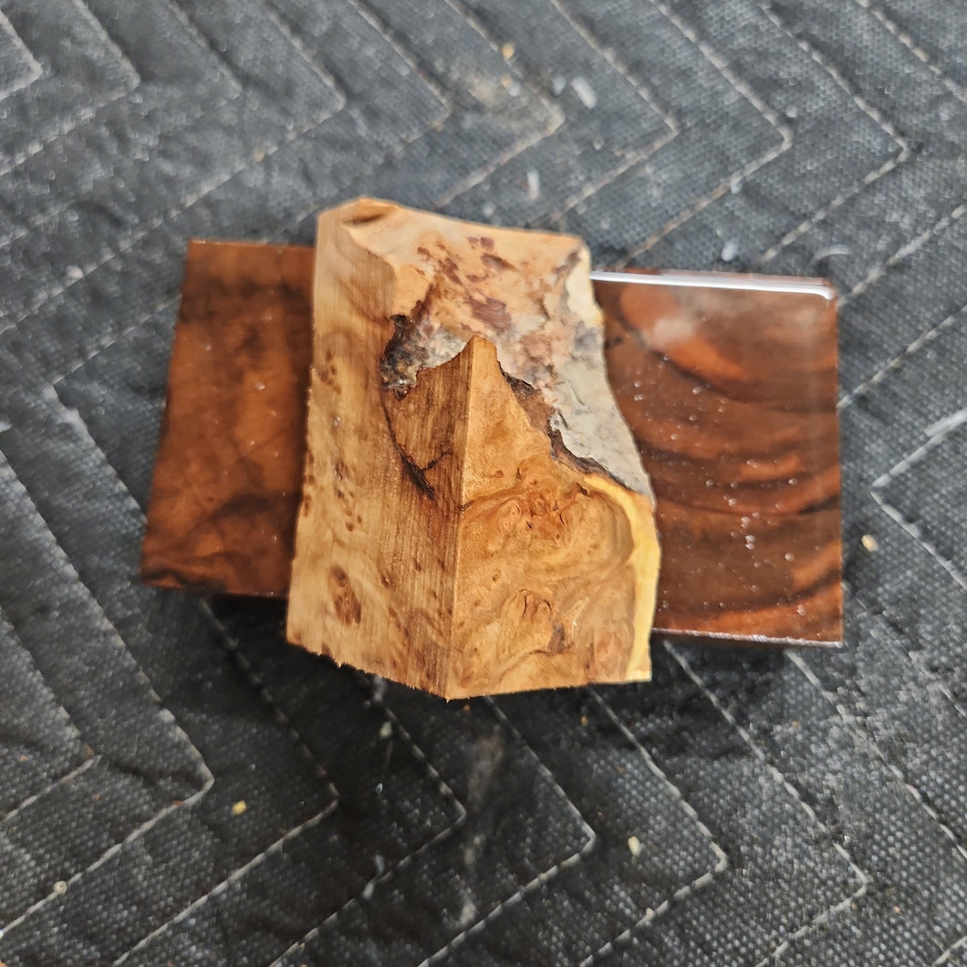 Elm burl bottlestopper