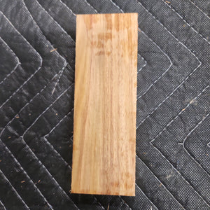 Canary wood knife scale