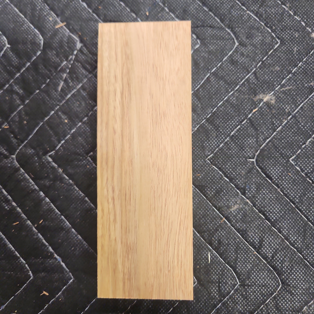 Canary wood knife scale